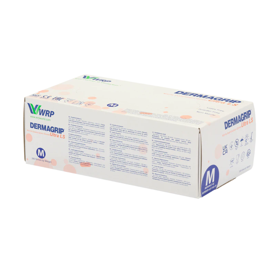 dermagrip handschuhe Dermagrip Ultra LS Nitril Untersuchungshandschuhe puderfrei (200er Box) – Schnelltest Store