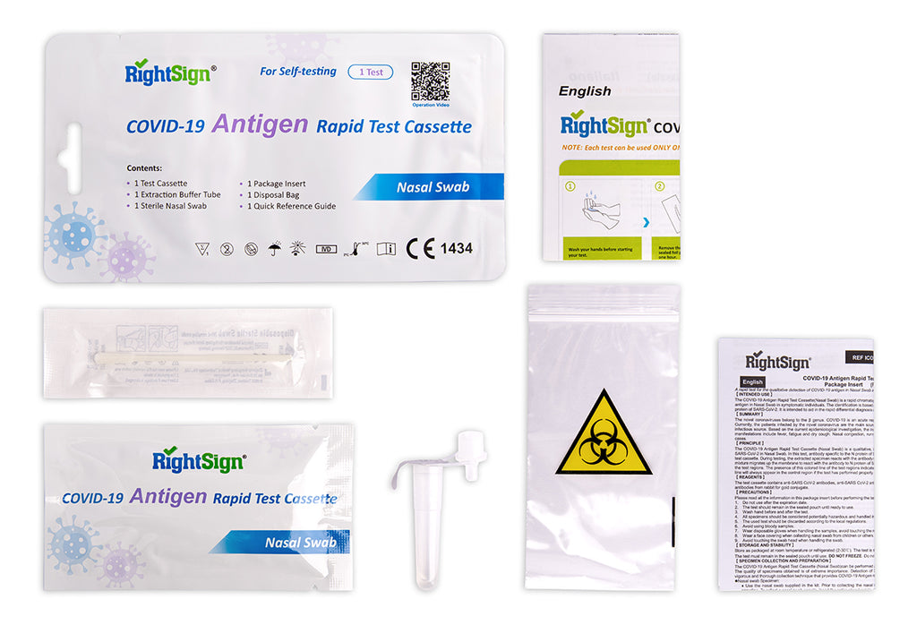 Biotest RightSign COVID-19 Antigen Test (nasaler Abstrich) - CE1434