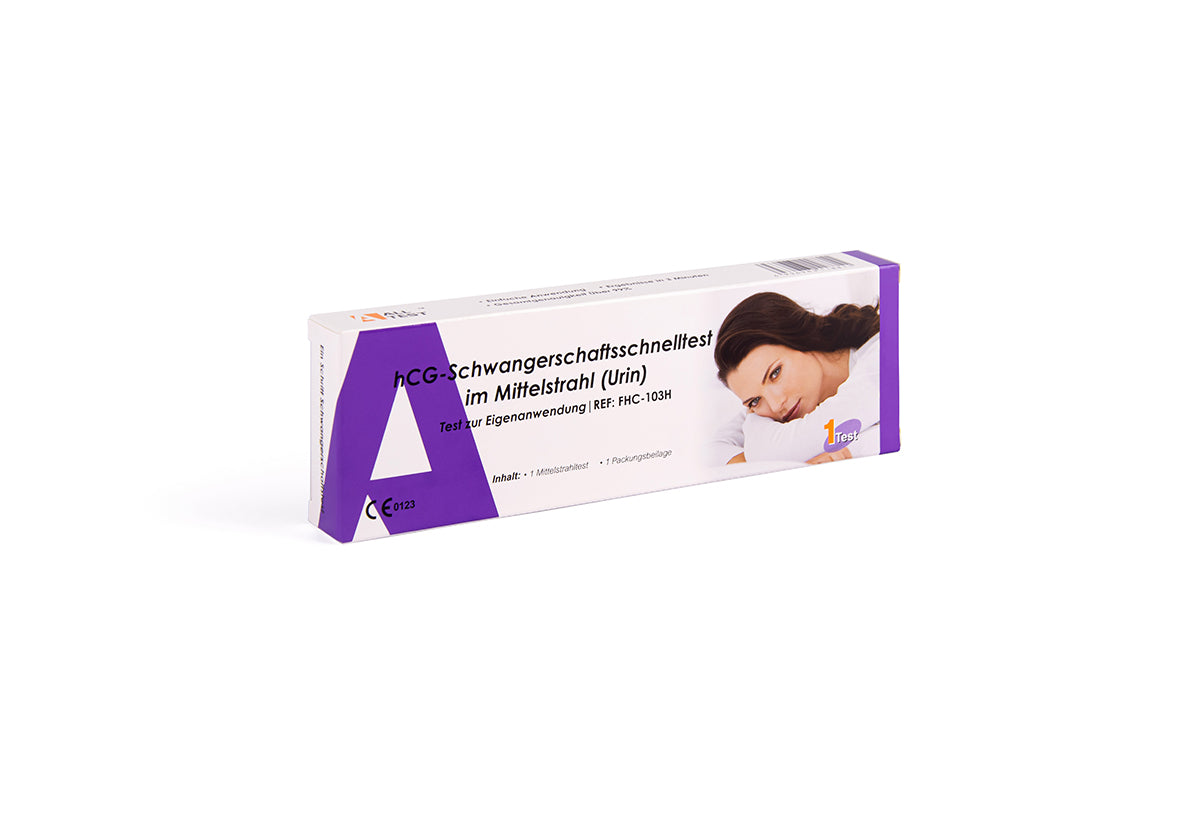 schwangerschaftstest urin aufbewahren Erfahre deine Schwangerschaft: Alltest hCG Mittelstrahl Test – Schnelltest Store