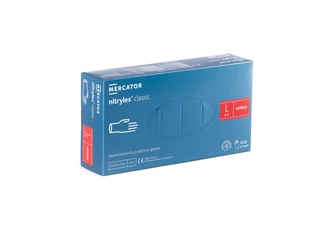nitrylex handschuhe Kaufe MERCATOR Nitrylex Handschuhe, Blau - 100er Box – Schnelltest Store