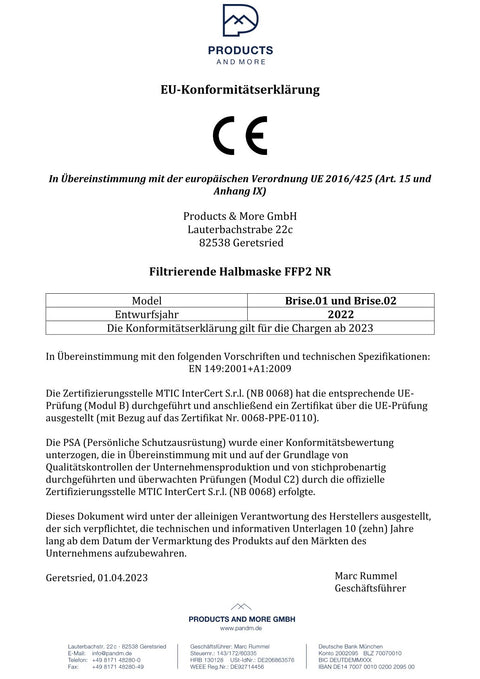 ISARLUFT FFP2-Maske schwarz