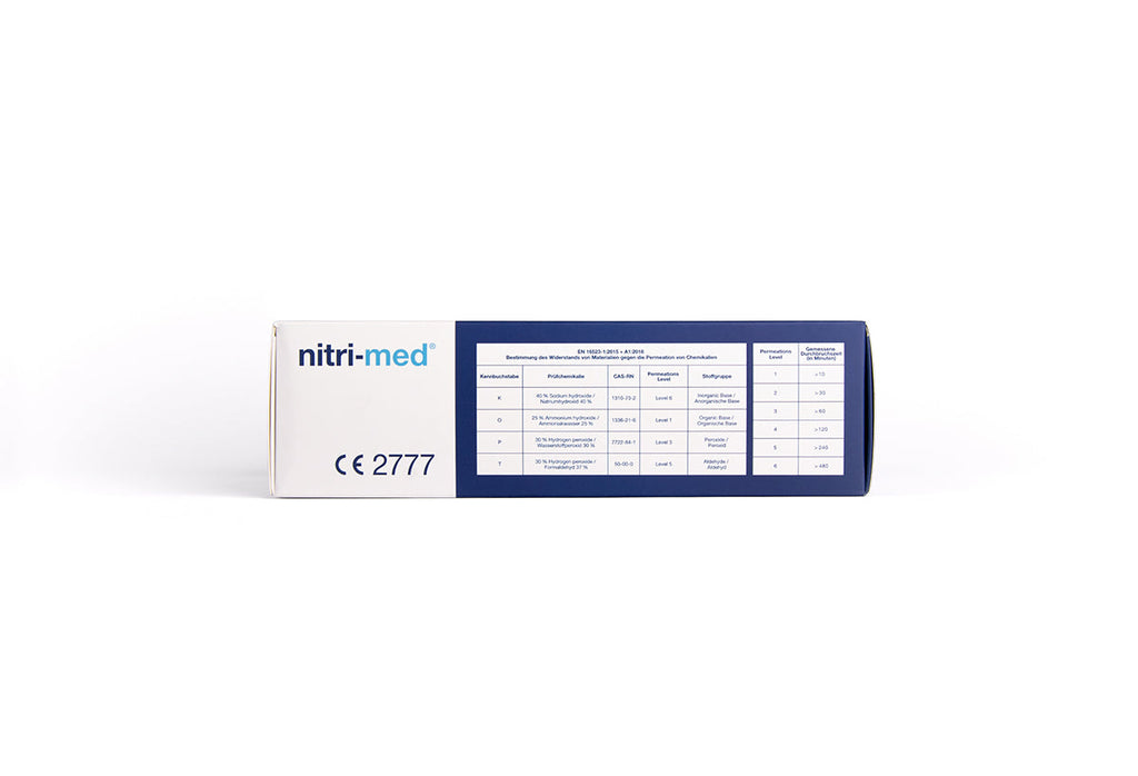 1x Nitri-Med® blaue Nitril Handschuhe M 100er Box