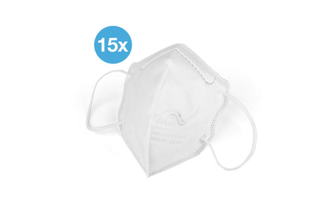 15x ISARLUFT FFP2-Maske weiß (einzeln verpackt)