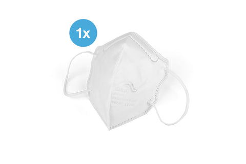 1x ISARLUFT FFP2-Maske weiß (einzeln verpackt)