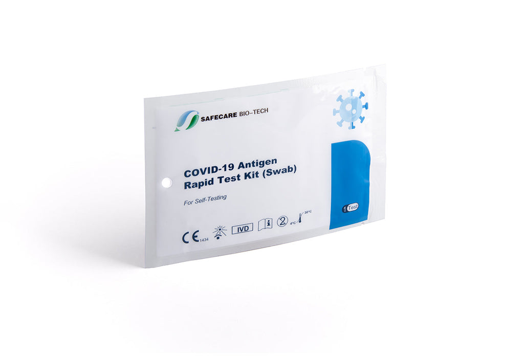 1x Safecare Bio-Tech LAIENTEST COVID-19 Antigen Rapid Test kit - 1er (im Polybeutel)
