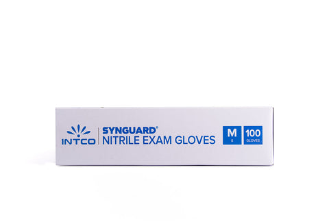 Intco schwarze Nitril Handschuhe Größe M 100er Box