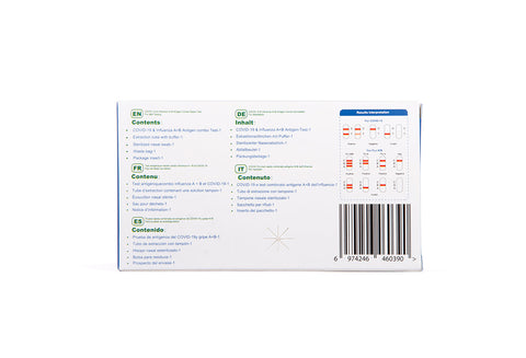 Safecare Bio-Tech 3in1 Selbsttest Influenza A/B & COVID-19 Antigen Schnelltest