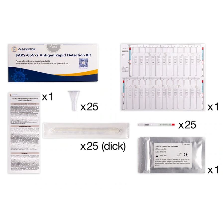 CAS-Envision SARS-CoV-2 Antigen Schnelltest (25er Box)