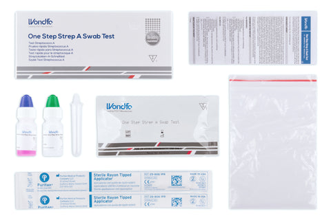 Wondfo Streptokokken Test - Strep A Schnelltest für Laien CE0123