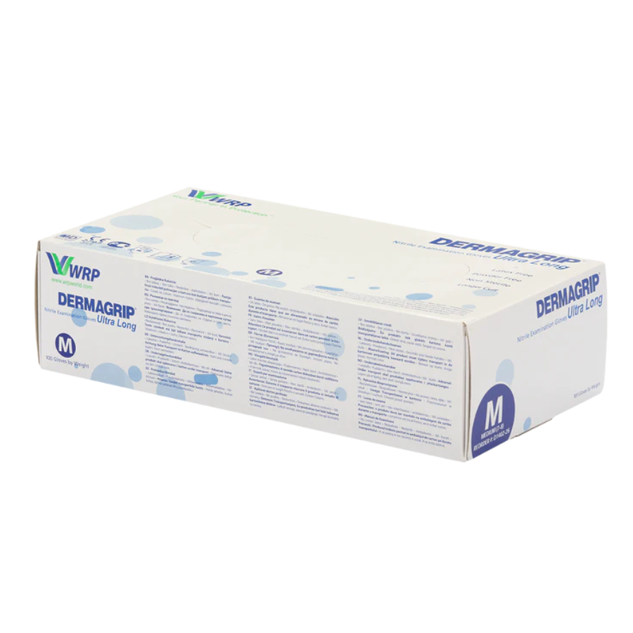 Dermagrip Ultra Long Nitrile Examination Gloves