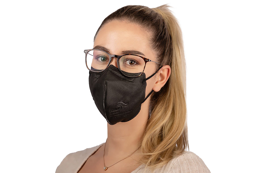 15x ISARLUFT FFP2-Maske schwarz (einzeln verpackt)