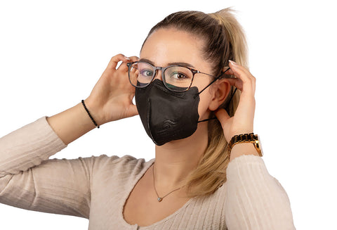15x ISARLUFT FFP2-Maske schwarz (einzeln verpackt)