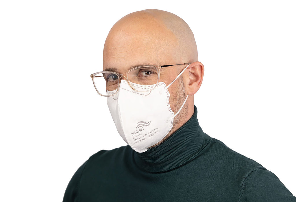 1x ISARLUFT FFP2-Maske weiß (einzeln verpackt)