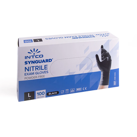 nitril handschuhe deutschland Intco schwarze Nitril Handschuhe, 100er Box kaufen – Schnelltest Store