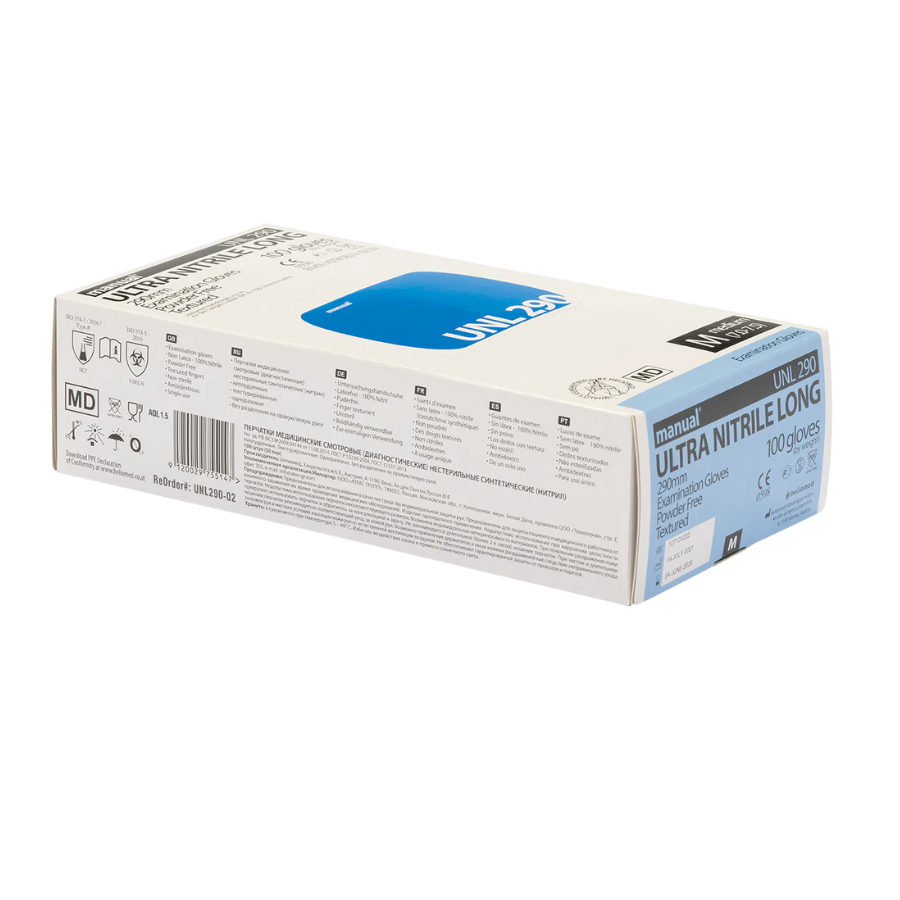 Manual UNL290 Ultra Nitrile Long EG (100er Box)