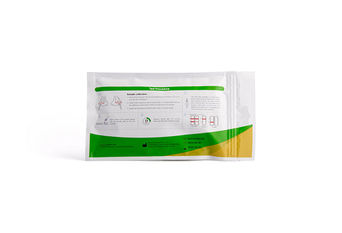 Hotgen Schnelltest ❗haltbar bis: 10. Nov. 2025❗ für Laien im Polybeutel – CE0123 - Coronavirus (2019-nCoV) – Antigentest – Selbsttest für Zuhause (1er Set)