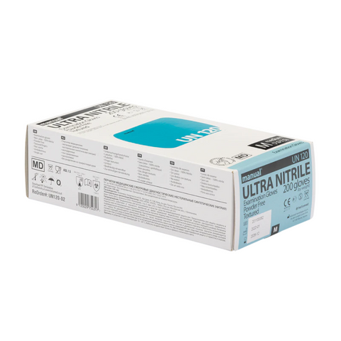 Manual UN120 Ultra Nitrile Exam Gloves (200er Box)