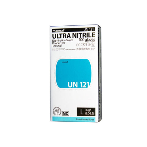 Manual UN121 Ultra Nitrile Exam Gloves (100er Box)