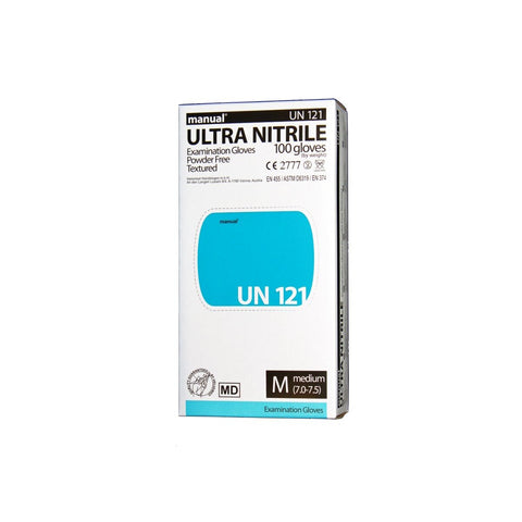 Manual UN121 Ultra Nitrile Exam Gloves (100er Box)