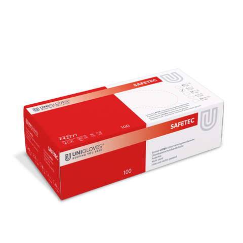 Unigloves UNICARE SAFETEC LATEX