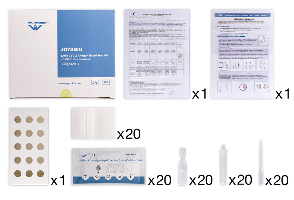 JOYSBIO Spucktest - Profitest - SARS-CoV-2 Antigen Rapid Test Kit