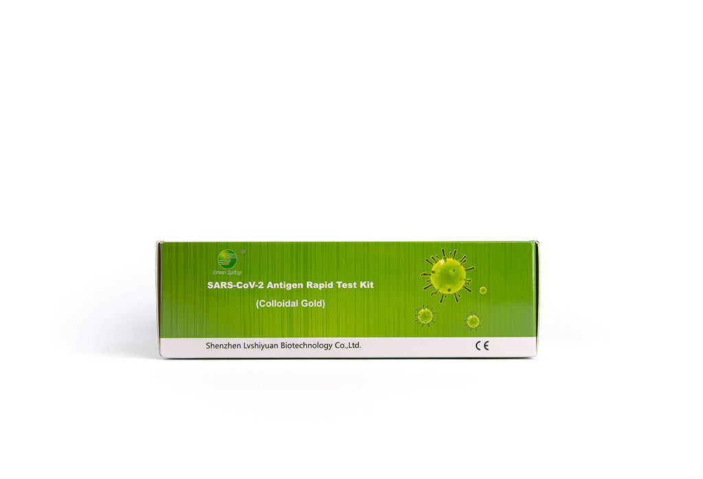 25x Green Spring® (haltbar bis: 11. Okt. 2024) SARS-CoV-2 Antigen Rapid Test Kit Schnelltest 4in1