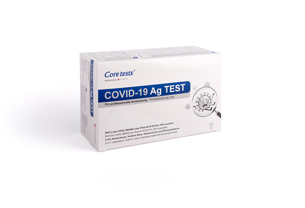 Core tests COVID-19 Antigen-Schnelltestkit 3 in 1 - (25er Box)