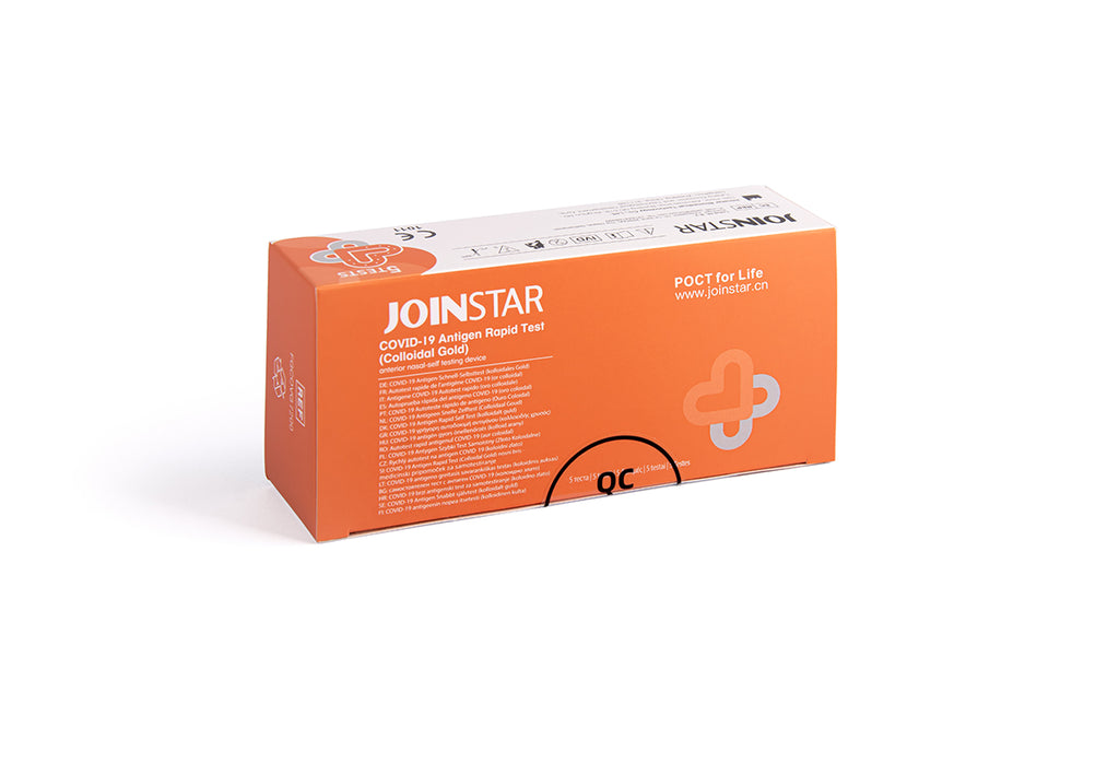 Joinstar COVID-19 Antigen Rapid Test (Colloidal Gold) Anterior Nasal Self Test 5er