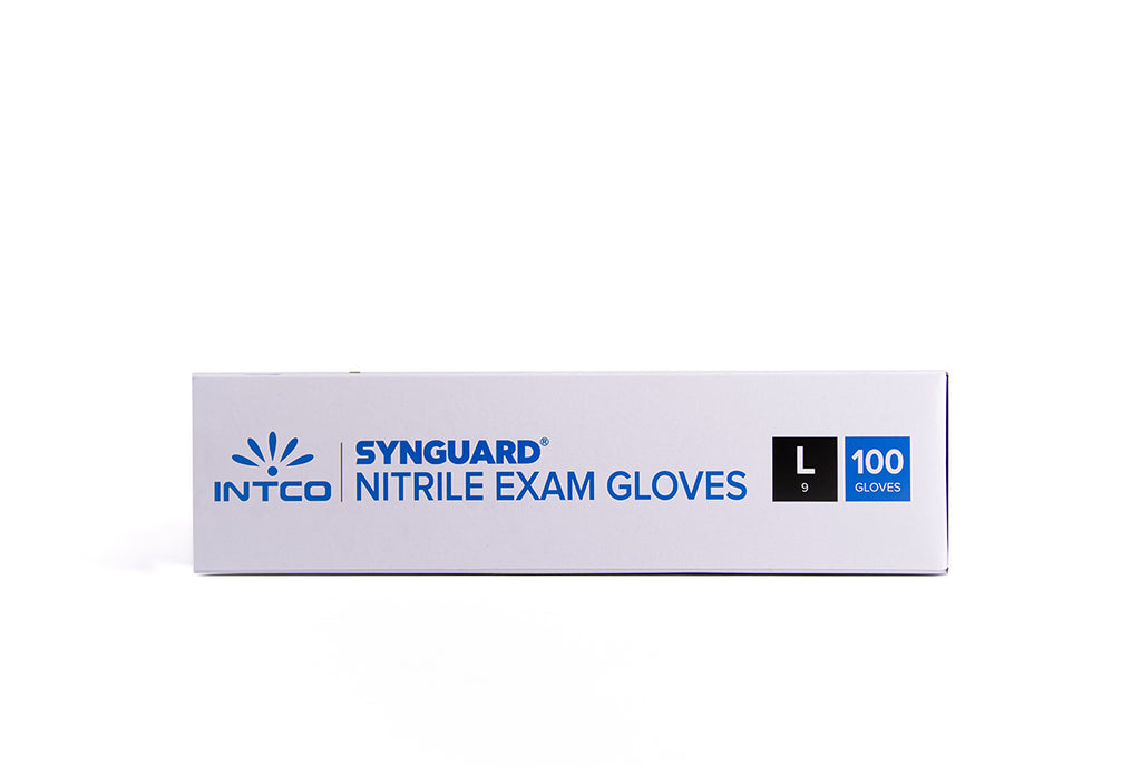 Intco schwarze Nitril Handschuhe Größe L 100er Box