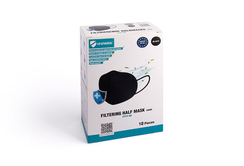 FFP2 NR Schutzmaske Virshield schwarz