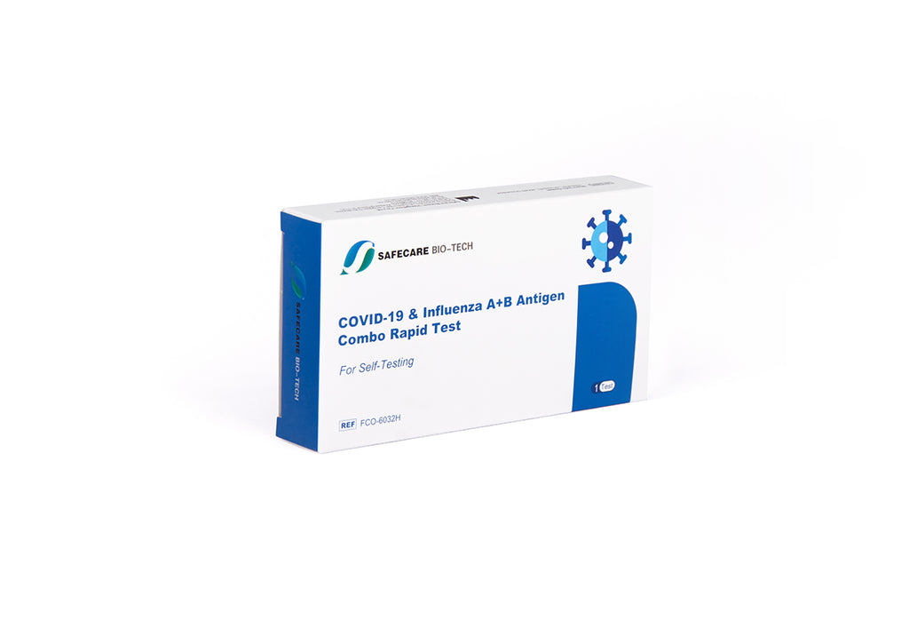 Safecare Bio-Tech 3in1 Selbsttest Influenza A/B & COVID-19 Antigen Schnelltest