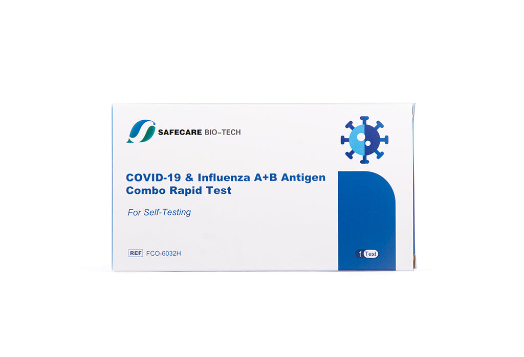 Safecare Bio-Tech 3in1 Selbsttest Influenza A/B & COVID-19 Antigen Schnelltest