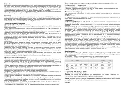 1x Deepblue COVID-19 Lolli Test (haltbar bis 06. Aug. 2024) Antigen Test Kit CE1434 Selbsttest im Polybeutel