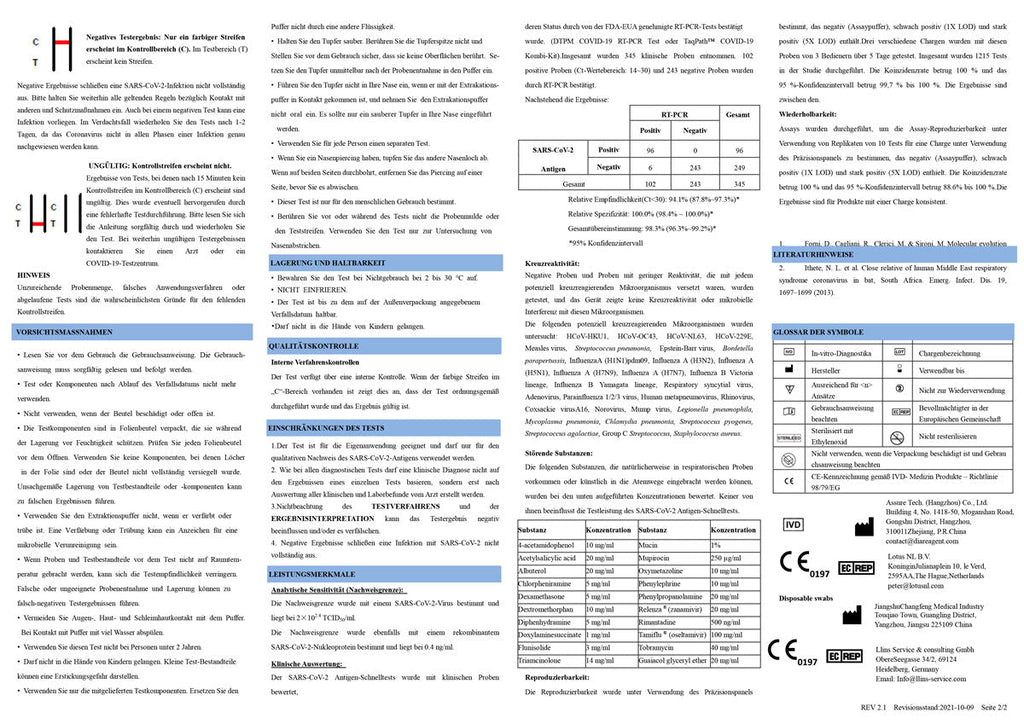 5x ECOTEST® SARS-CoV-2 Antigen-Schnelltest