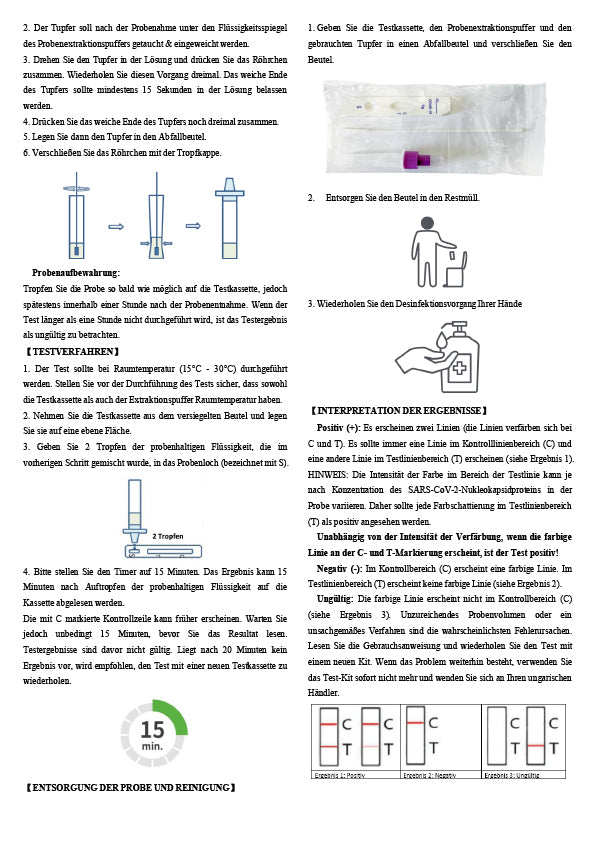 5x Joinstar (haltbar bis: 28. Juli 2024) COVID-19 Antigen Selbsttest