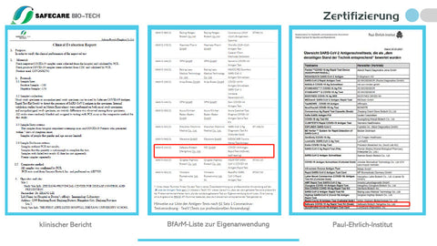 5x Safecare Bio-Tech Laientest (haltbar bis: 29. Februar 2024) COVID-19 Antigentest - 5er Box
